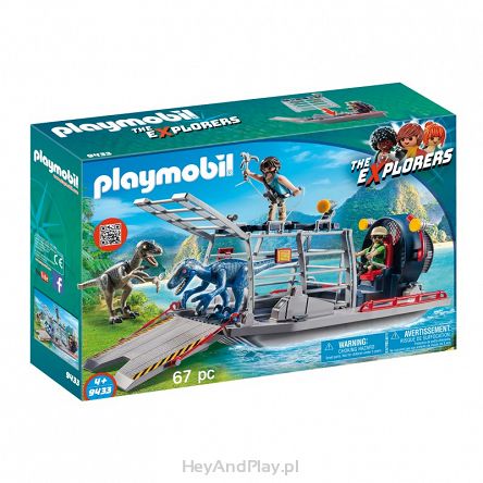 Playmobil Łódź Śmigłowa z Kładką 9433