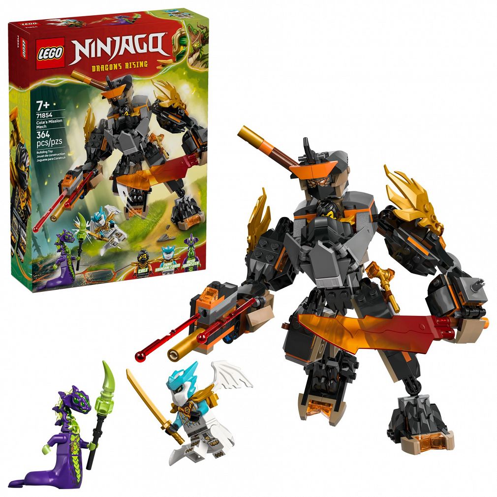 LEGO® 71854 Ninjago - Mech specjalny Cole’a i Zane w smoczej zbroi