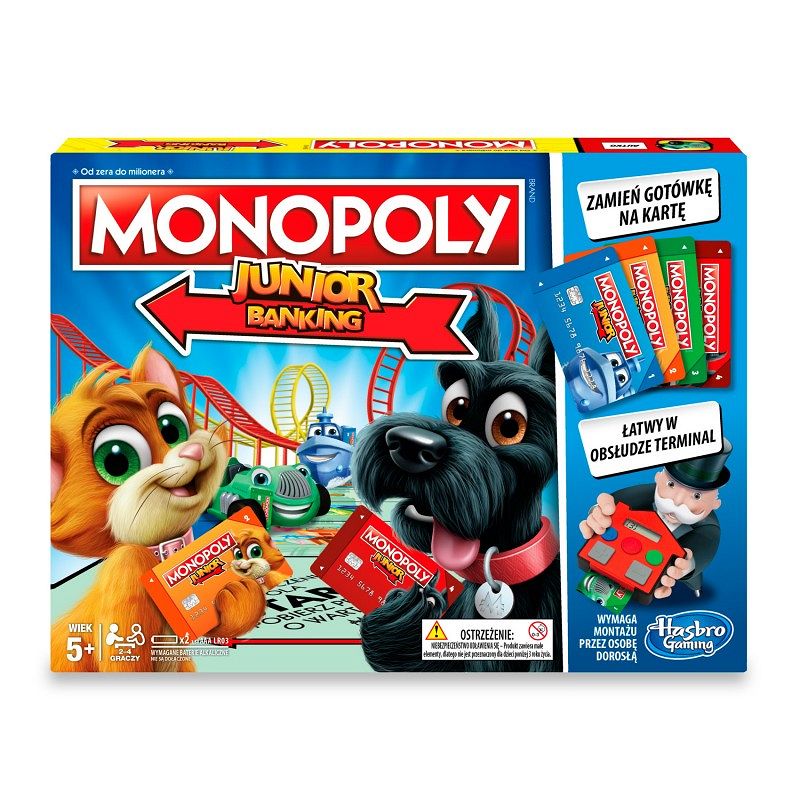 Gra Monopol Junior Elektronink Banking E1842