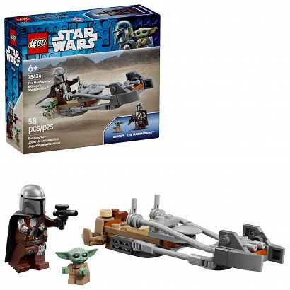 LEGO® 75436 Star Wars - Śmigacz Mandalorianina i Grogu