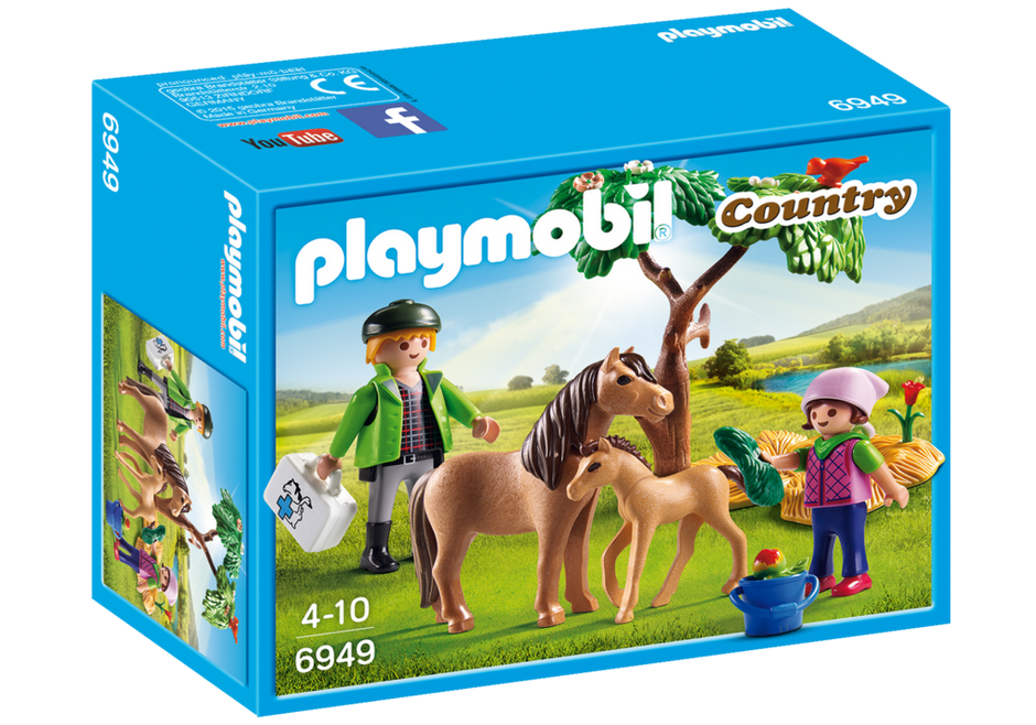 PLAYMOBIL Kucyk mama ze źrebaczkiem 6949