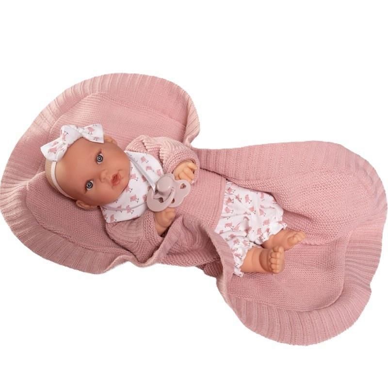 Lalka hiszpańska Kika z kocykiem 27cm Antonio Juan  11325