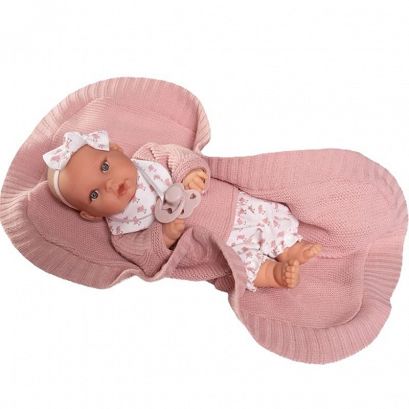 Lalka hiszpańska Kika z kocykiem 27cm Antonio Juan  11325