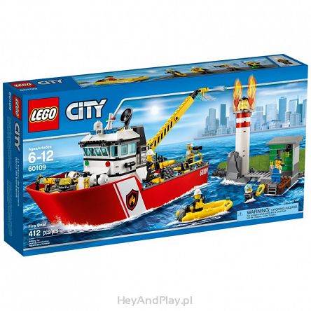 Lego City Łódź strażacka 60109