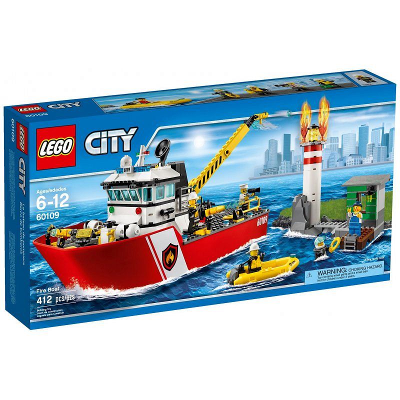 Lego City Łódź strażacka 60109