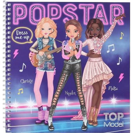 Top Model Zestaw Kreatywny PopStar Dress Me Up