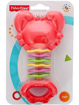 Fisher-Price Rozkołysany krabik - grzechotka