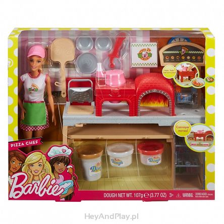 Barbie Pizzeria Zestaw + Lalka FHR09