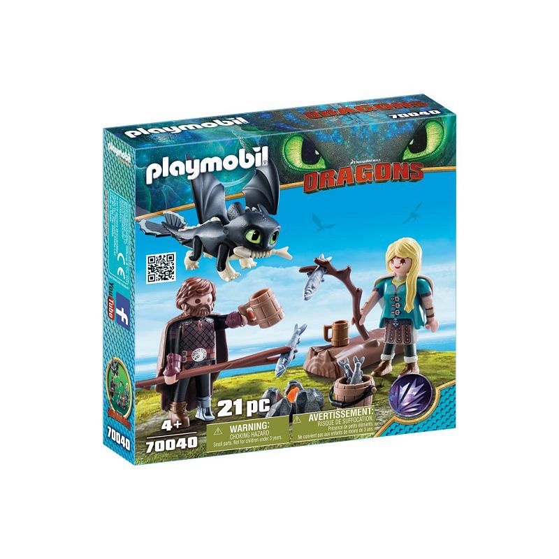 Playmobil Czkawka i Astrid 70040