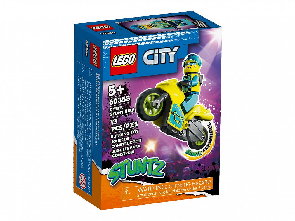 Lego City Cybermotocykl Kaskaderski 60358