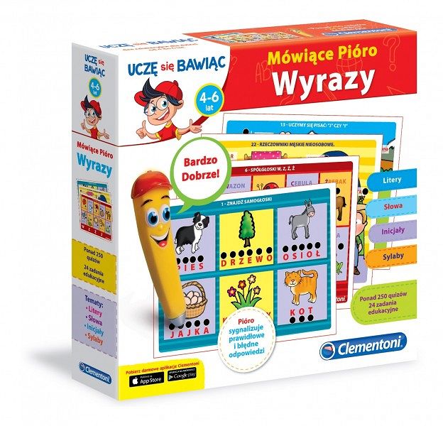 Clementoni Mówiące Pióro Wyrazy 60911