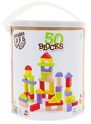 Zabawka drewniana 50 Blocks 