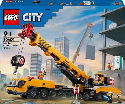 Lego City - Żółty ruchomy żuraw 60409