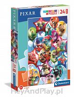 Clementoni Puzzle Podłogowe Pixar Party 24 el. Maxi 