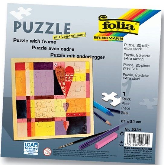 Puzzle do samodzielnego malowania 25 elementów