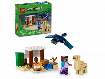 Lego Minecraft Pustynna Wyprawa Steve’a 21251