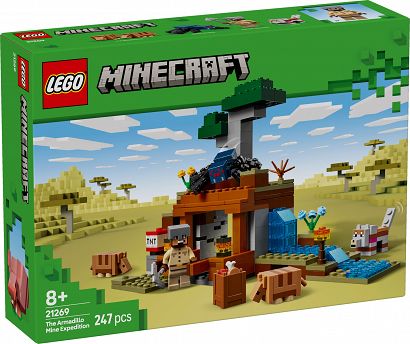 LEGO® 21269 Minecraft - Wyprawa do pancernikowej kopalni