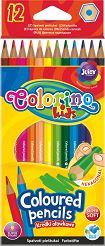 Kredki ołówkowe 12 kolorów COLORINO