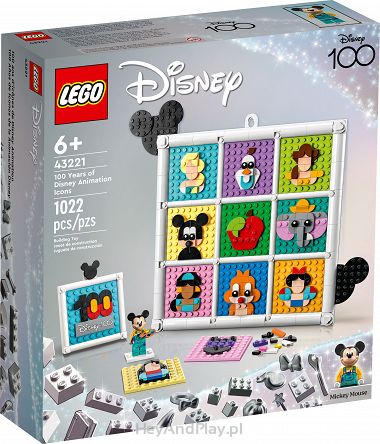 Lego Disney 100 Lat Kultowych Animacji Disneya 43221