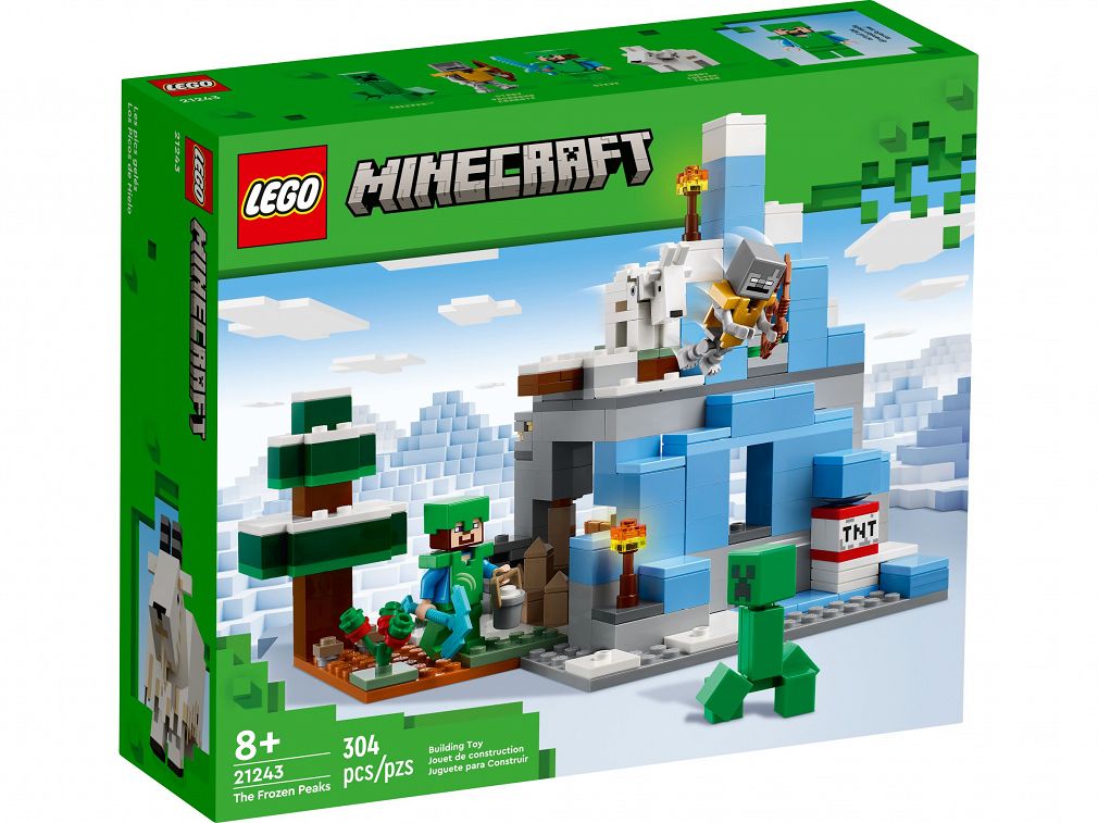 Lego Minecraft Ośnieżone Szczyty 21243