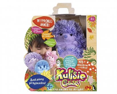 Kulisie - plusz interaktywny fioletowy Jeżyk Epee