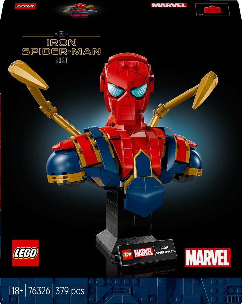LEGO® 76326 Marvel Super Heroes - Popiersie Iron Spider-Mana