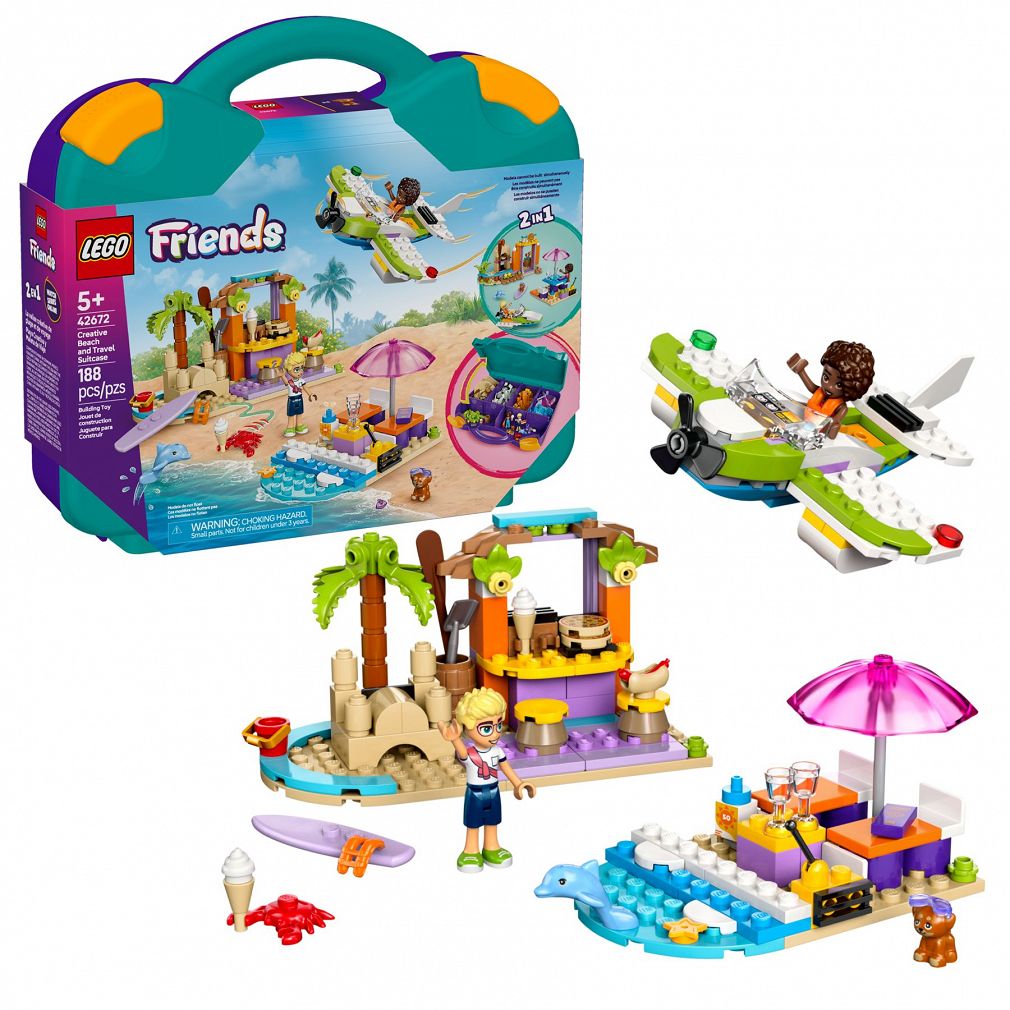 LEGO 42672 Friends - Kreatywna walizka plażowa