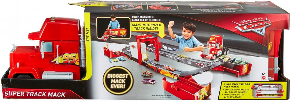 Mattel Auta 3 Cars Mega Maniek Transformujący się w Tor FPK72