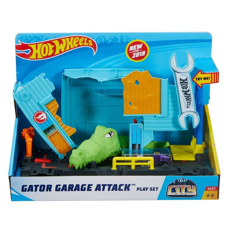 Hot Wheels City Aligator w Warsztacie FNB06