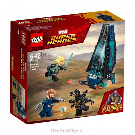 Lego Super Heroes Atak Statku Outriderów 76101