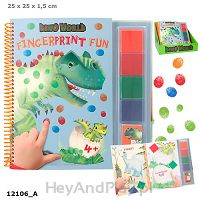 Fingerprint Fun Kolorowanka Dino World