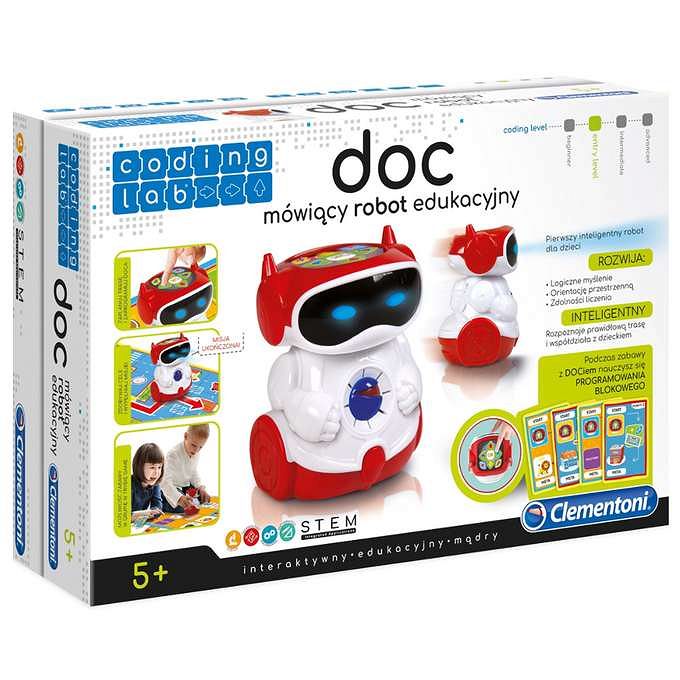 Clementoni Doc mówiący robot edukacyjny. 
