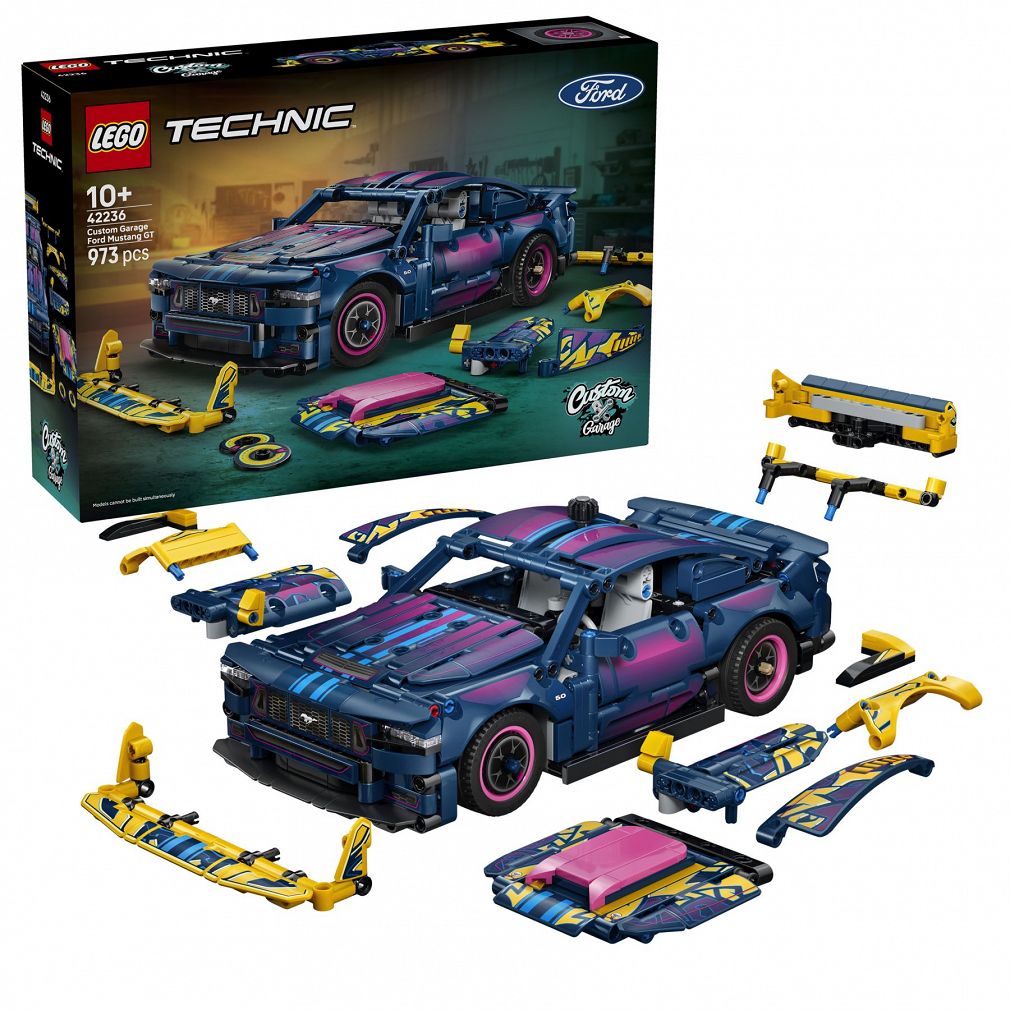 LEGO® 42236 Technic - Warsztat tuningowy: samochód Ford Mustang GT