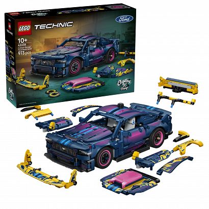 LEGO® 42236 Technic - Warsztat tuningowy: samochód Ford Mustang GT