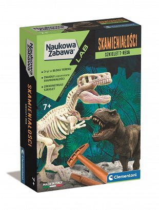 Clementoni Naukowa zabawa. Skamieniałości. T-Rex fluoresc