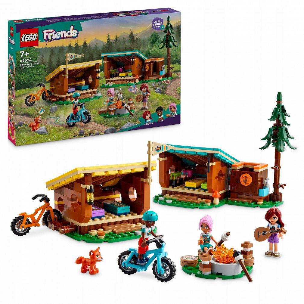 Lego Friends - Przytulne Domki Na Letnim Obozie 42624