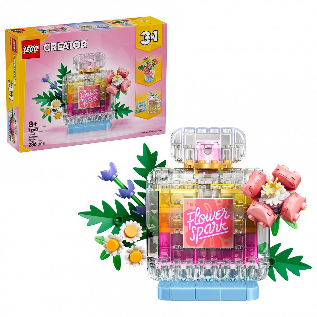 LEGO® 31383 Creator 3w1 - Flakon Perfum z Kwiatową Ozdobą