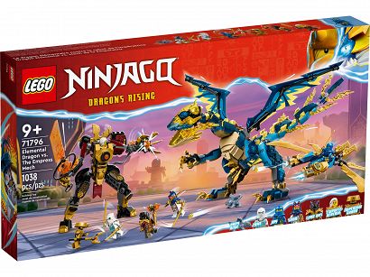 Lego Ninjago Smok Żywiołu Kontra Mech Cesarzowej 71796