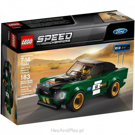 Lego Speed Champions Ford Mustang Fastback 1968 75884