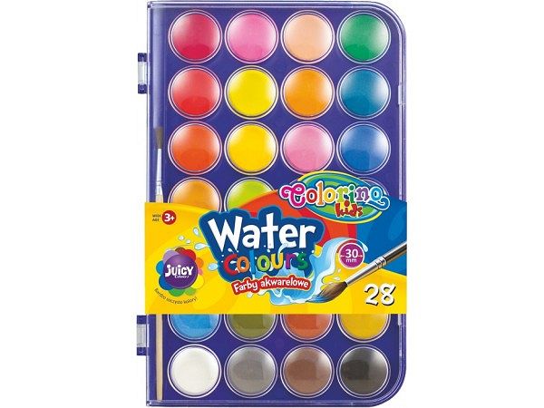 Farby akwarelowe 28 kolorów COLORINO
