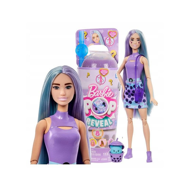 Barbie Pop Reveal Lalka Mleko Taro Seria Bubble