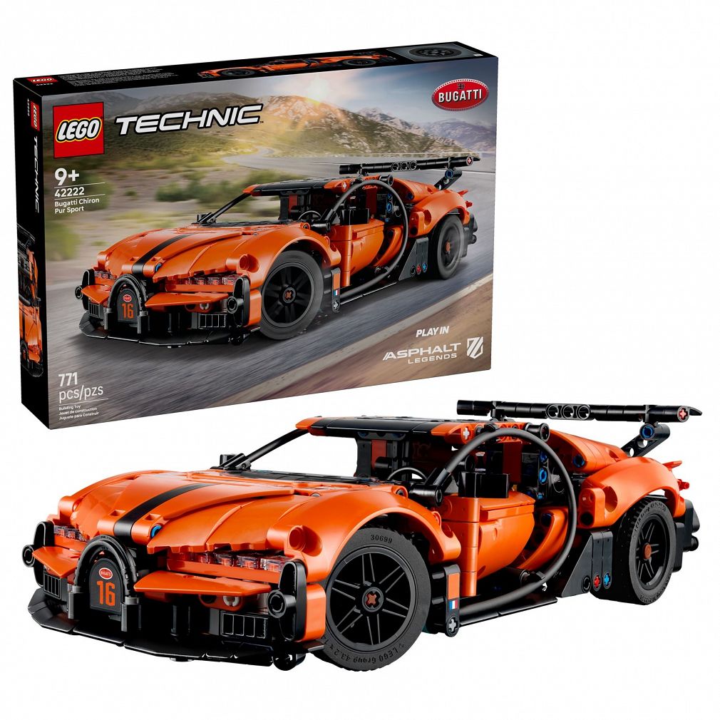 LEGO® 42222 Technic - Hipersamochód Bugatti Chiron Pur Sport