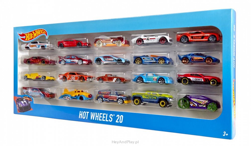 20 samochodzików hot wheels